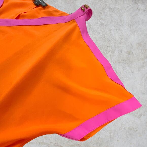 Orange & Pink Rampage Top - Size Large - Picture 4 of 6